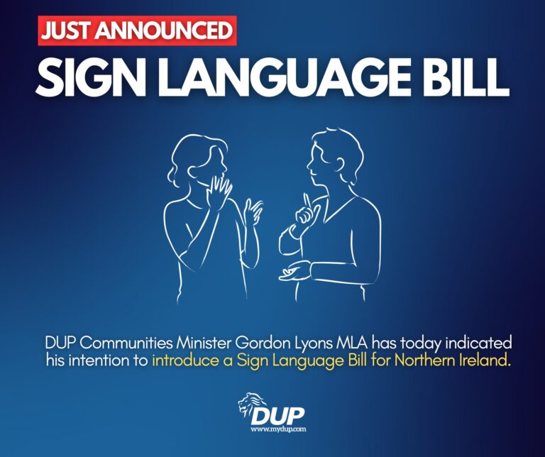 Sign Language Bill for Northern Ireland